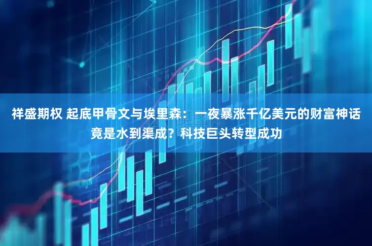 祥盛期权 起底甲骨文与埃里森：一夜暴涨千亿美元的财富神话竟是水到渠成？科技巨头转型成功