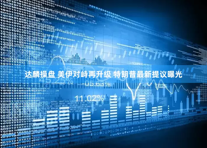 达麟操盘 美伊对峙再升级 特朗普最新提议曝光